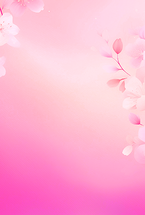 桜のイラストポストカード / 商品番号 5174